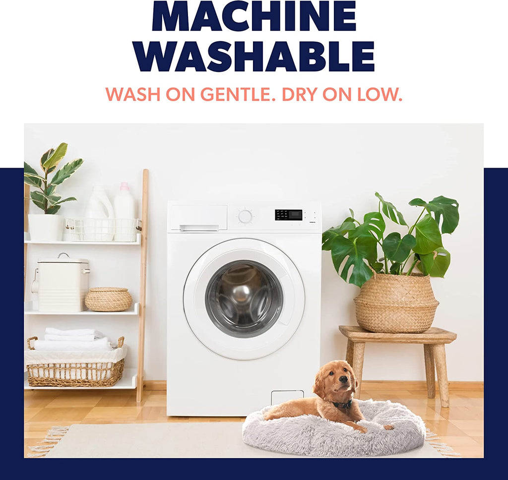 Premium Dog Beds for Large Dogs and Medium Dogs - Portable Dog Beds & Furniture - Fits up to 45 Lbs, (Medium, Dark Grey)